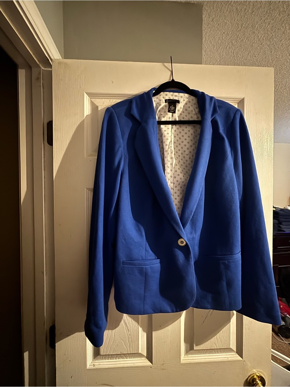 Lane Bryant Royal Blue Single-Button Blazer